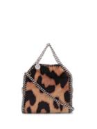 Stella Mccartney Leopard Falabella Tote - Brown