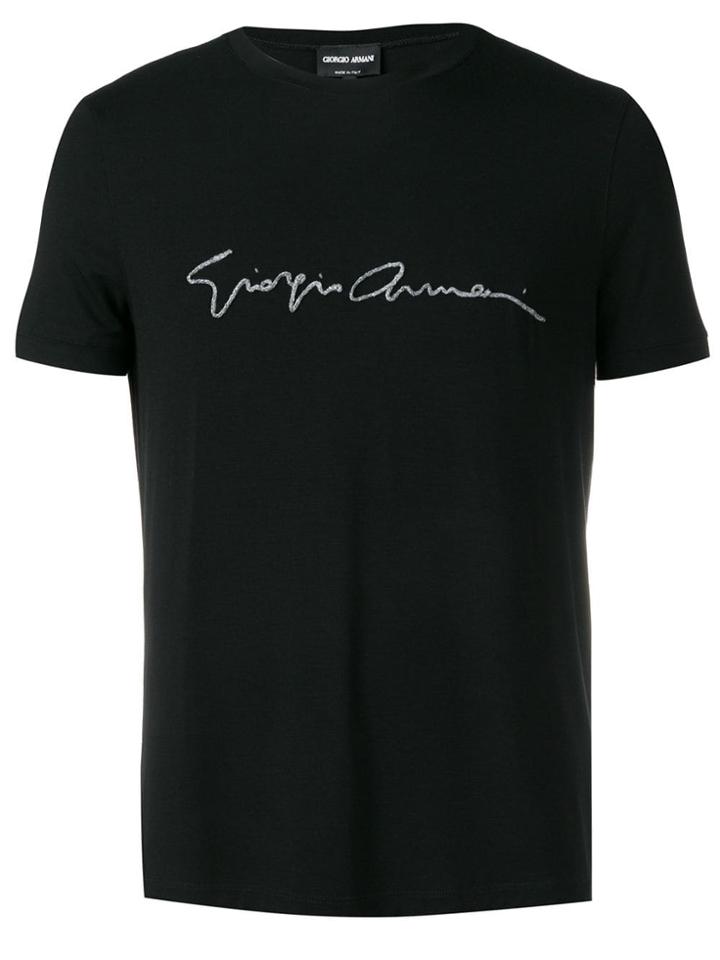 Giorgio Armani Black Logo T-shirt