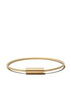 Le Gramme 18kt Yellow Brushed Gold 11 Grammes Cable Bracelet - Yellow
