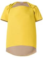 Maticevski Asymmetric Boxy Blouse - Yellow & Orange