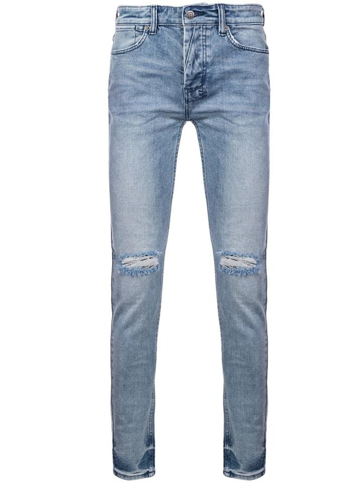 Ksubi Ripped Knee Jeans - Blue