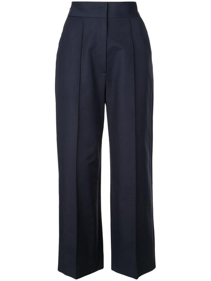 Dice Kayek High-waisted Trousers - Blue