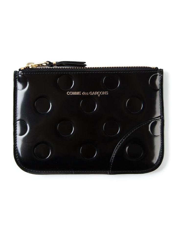 Comme Des Garcons Embossed Polka Dot Purse
