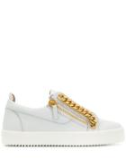 Giuseppe Zanotti Chain Detail Low Top Sneakers - White