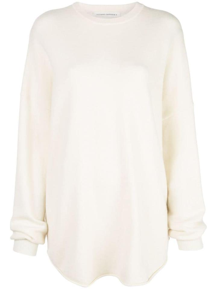 Extreme Cashmere Oversized Knit Jumper - White