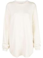 Extreme Cashmere Oversized Knit Jumper - White