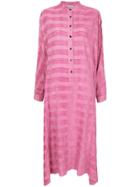 Rachel Comey Striped Shirt Dress - Pink
