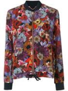 Diesel - Floral Print Bomber Jacket - Women - Polyester/viscose - M, Polyester/viscose