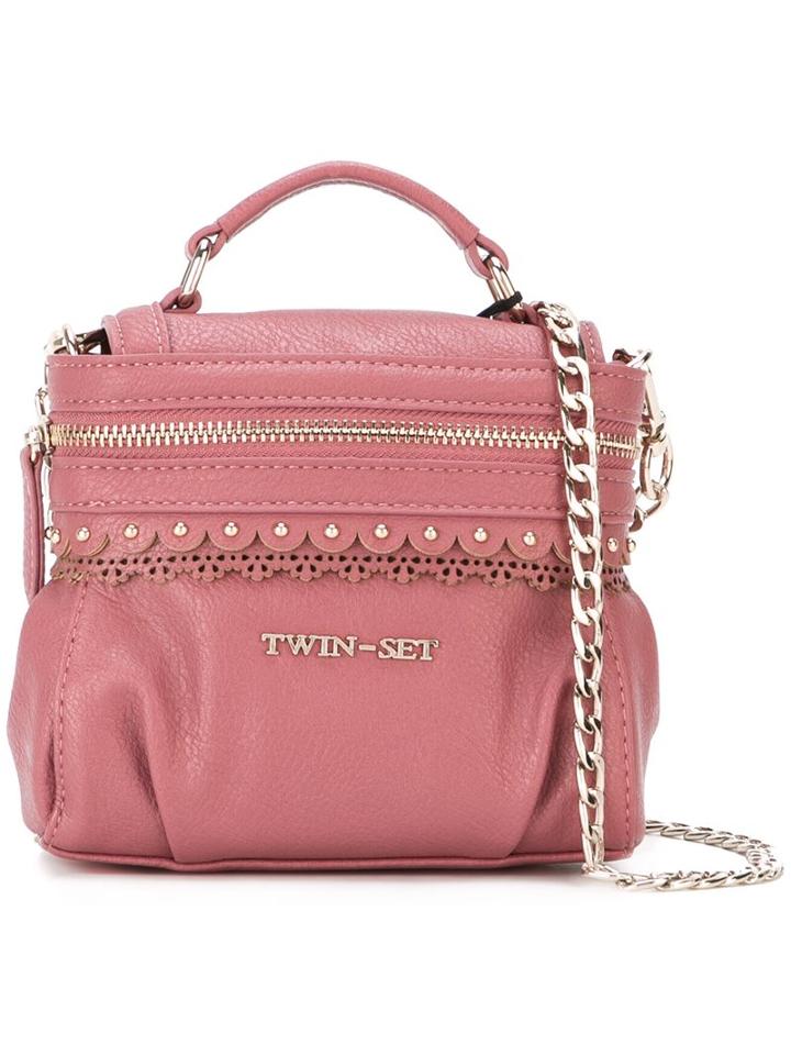 Twin-set Removable Chain Strap Tote, Women's, Pink/purple