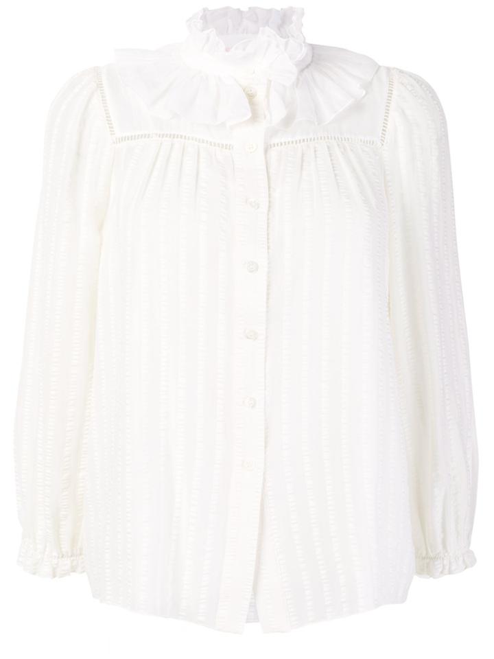 See By Chloé Ruffle Collar Shirt - Nude & Neutrals