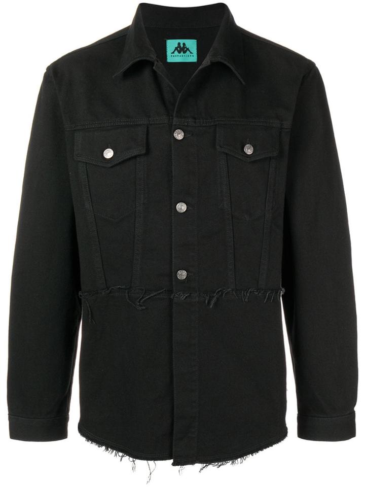 Kappa Danilo Paura X Kappa Embellished Denim Jacket - Black