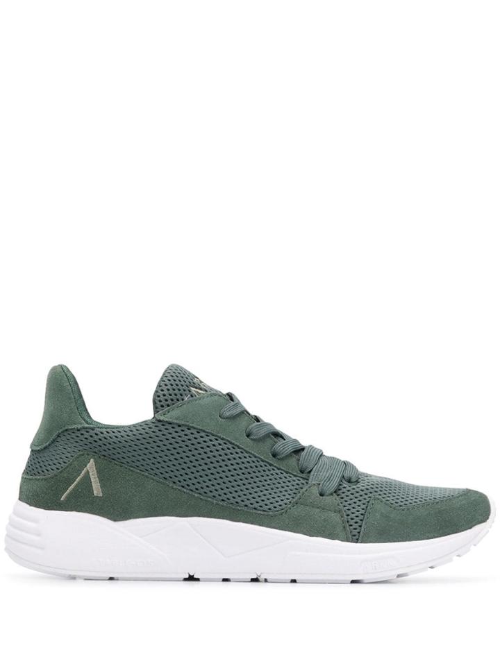 Arkk Mesh Panel Sneakers - Green