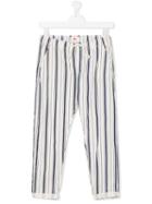 American Outfitters Kids Teen Striped Drawsrting-waist Trousers -