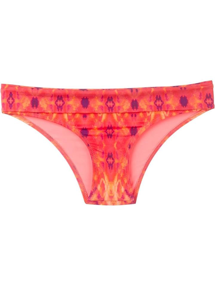Heidi Klein Fold Over Bikini Bottom - Yellow & Orange
