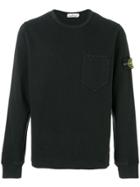 Stone Island Pocket Sweatshirt - Black