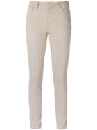 Egrey - Skinny Trousers - Women - Cotton/spandex/elastane - 34, Beige, Cotton/spandex/elastane