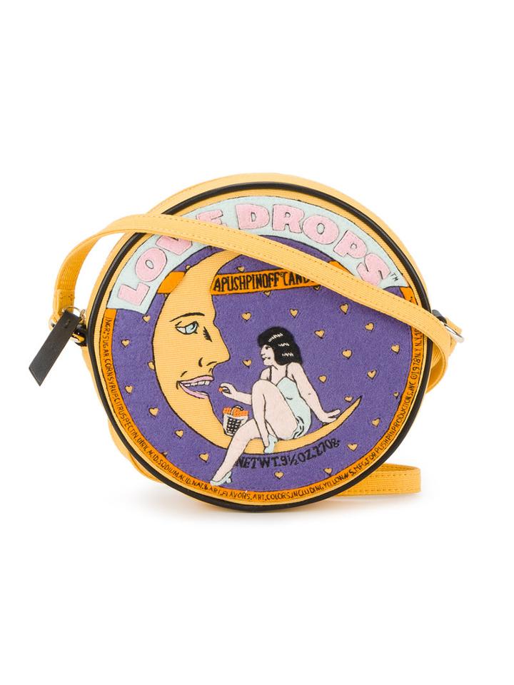 Olympia Le-tan - 'love Drops' Cross-body Bag - Women - Cotton - One Size, Yellow/orange, Cotton