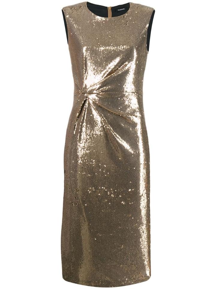 P.a.r.o.s.h. Pille Dress - Gold