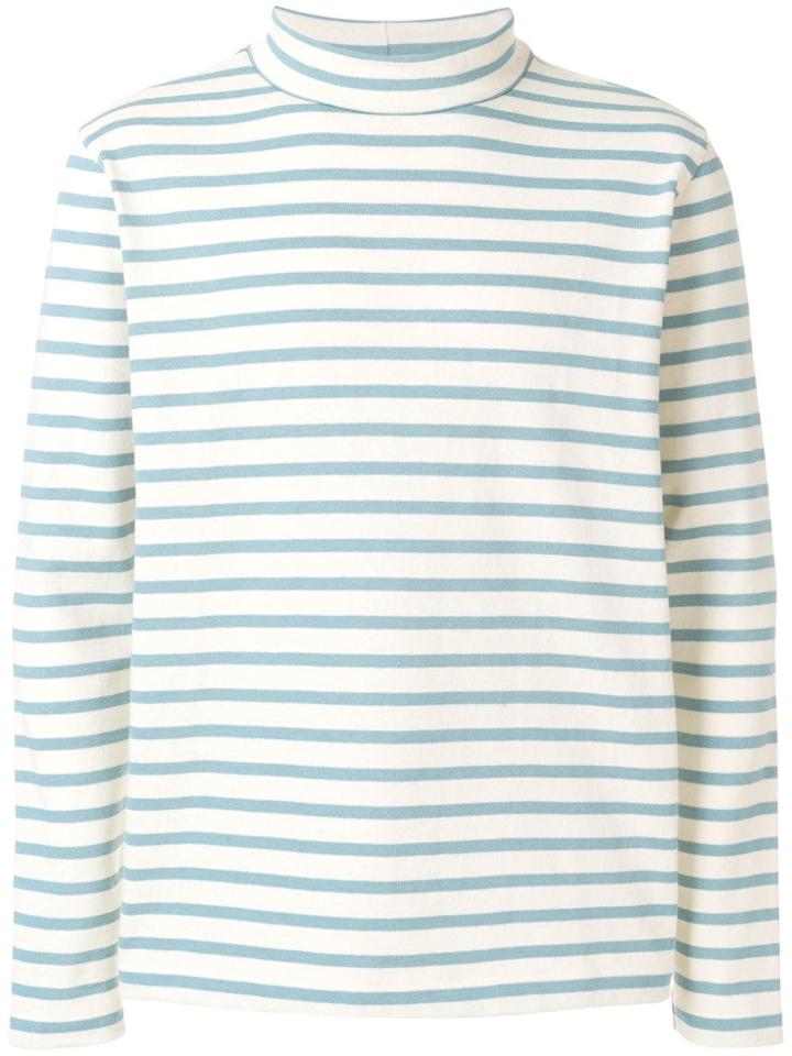 Ymc Striped Sweatshirt - Neutrals