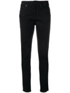 Mcq Alexander Mcqueen Skinny Zip Detailed Jeans - Black