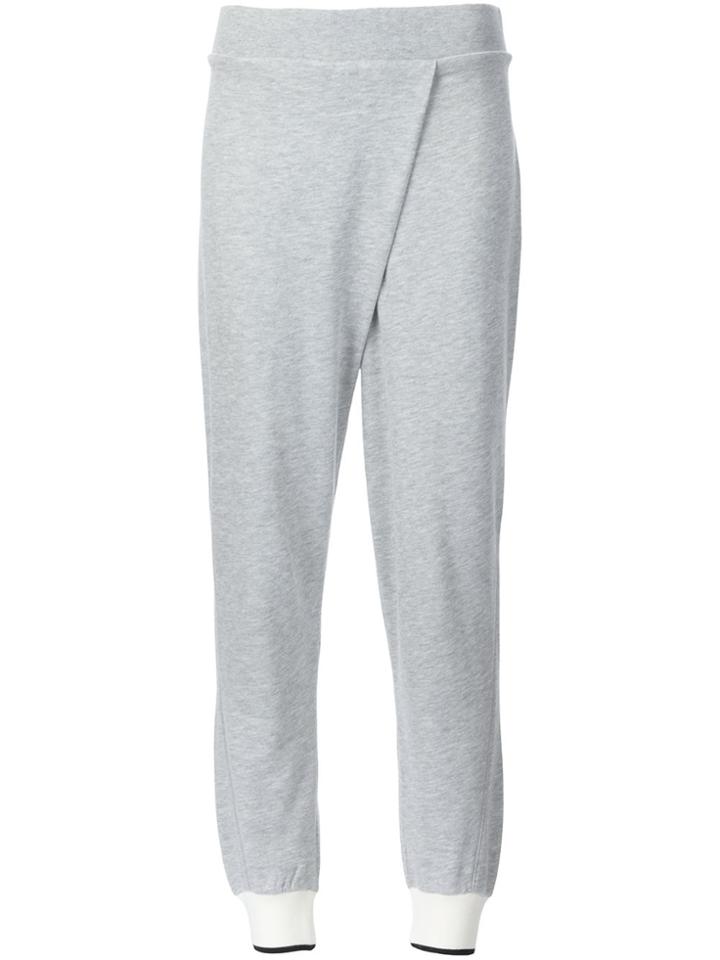 Rag & Bone Front Pleat Track Pants - Grey