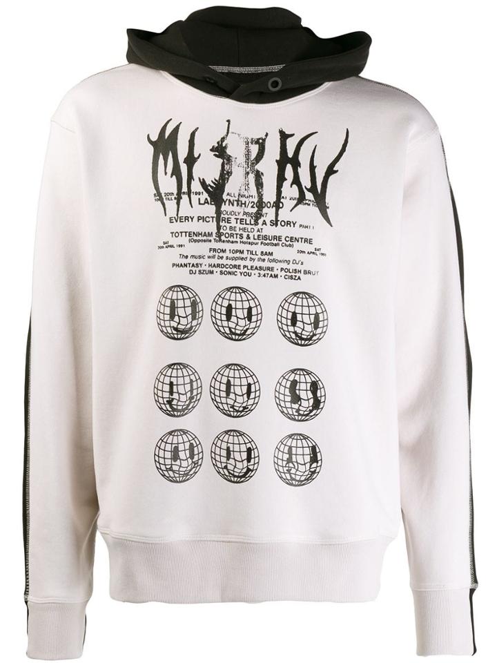 Misbhv Two-tone Contrast Hoodie - Black