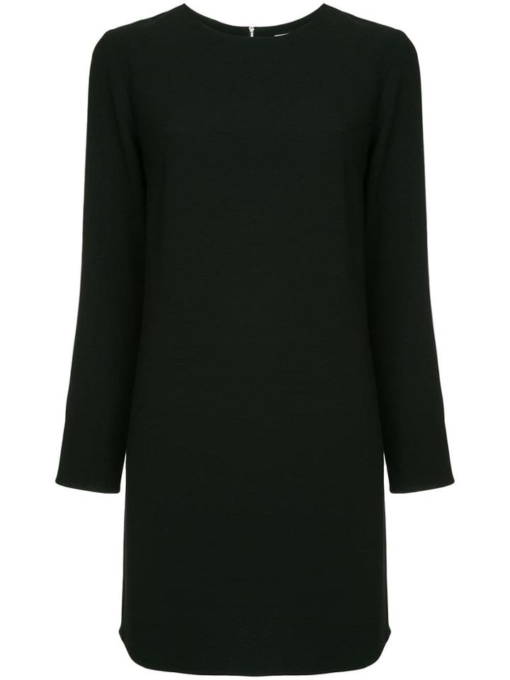 Tibi Longsleeved Shift Dress - Black