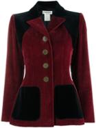 Yves Saint Laurent Vintage Corduroy Jacket, Women's, Size: 36, Red