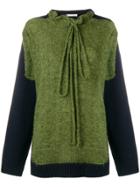 Jw Anderson Paneled Sweater - Green