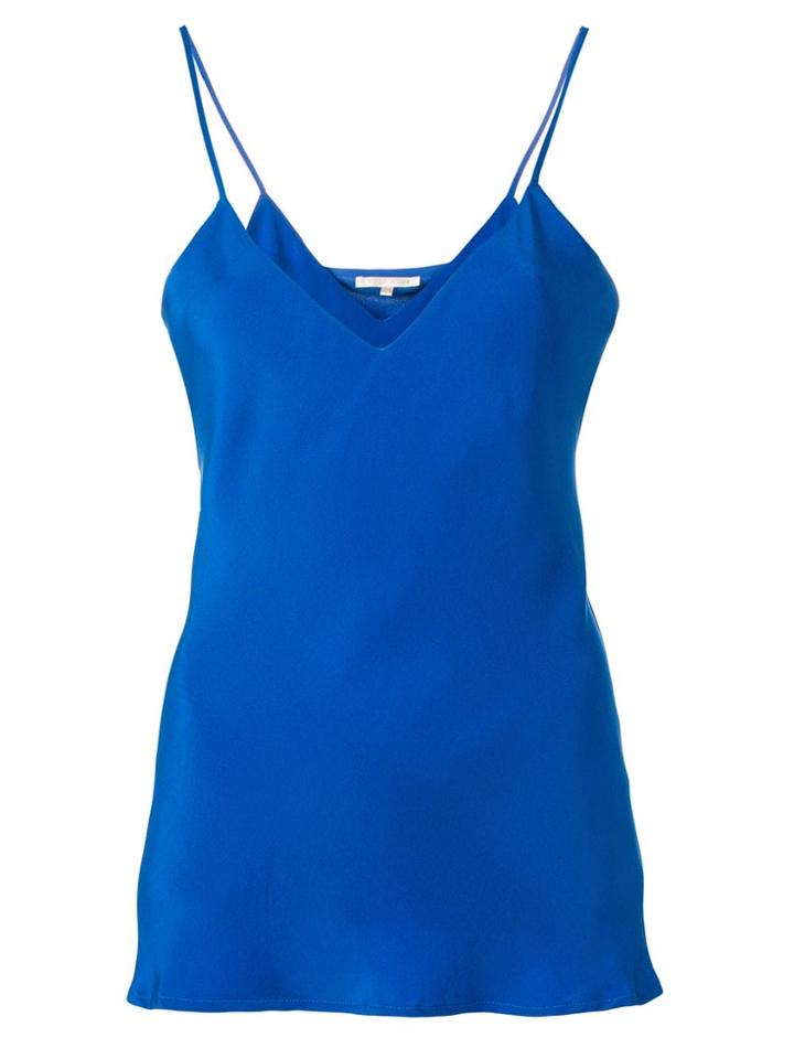 Gold Hawk V Neck Cami Top - Blue