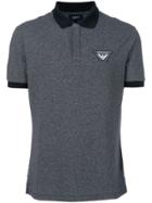 Armani Jeans Logo Patch Polo Shirt - Blue