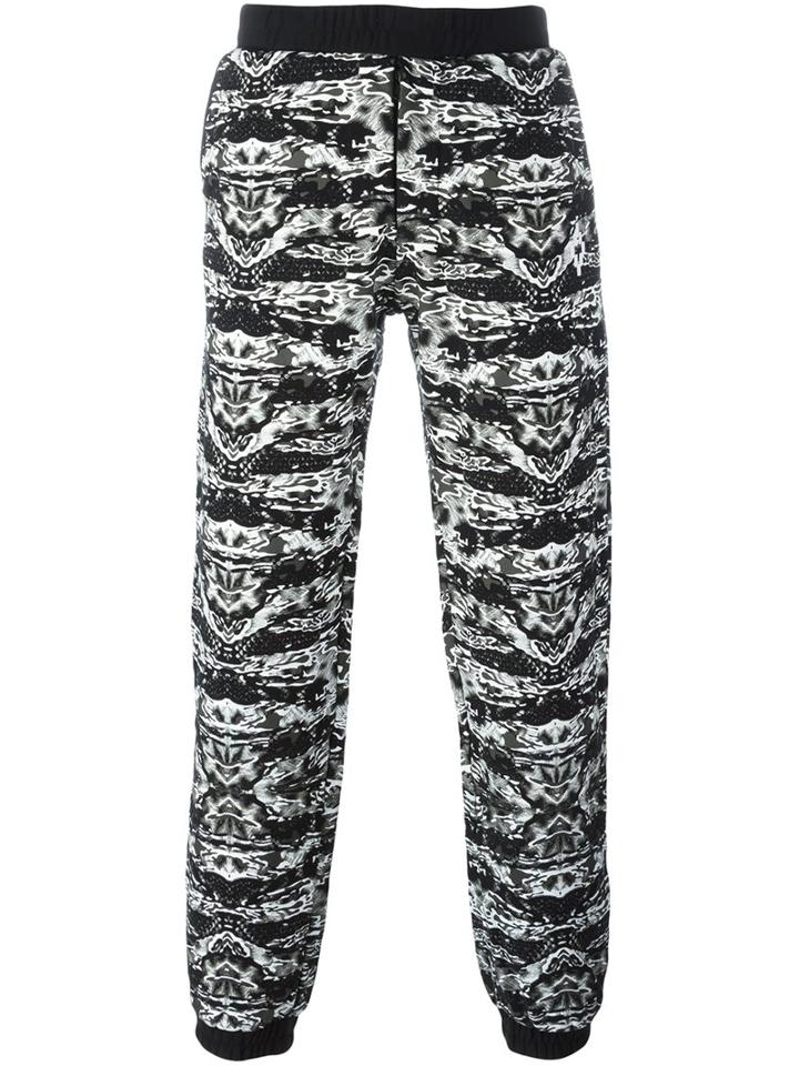 Marcelo Burlon County Of Milan 'fitz Roy' Track Pants, Men's, Size: Small, Black, Cotton
