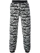 Marcelo Burlon County Of Milan 'fitz Roy' Track Pants, Men's, Size: Small, Black, Cotton