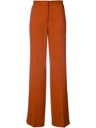 Derek Lam - Wide Leg Trousers - Women - Viscose - 42, Brown, Viscose