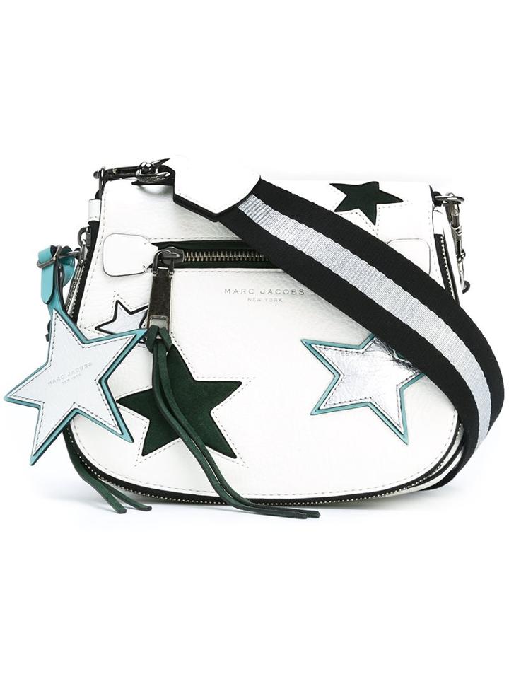 Marc Jacobs 'star Patchwork' Saddle Crossbody Bag, Women's, Grey