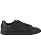 Dsquared2 Snakeskin Effect Embossed Sneakers - Black