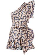 Isabel Marant One Shoulder Dress, Women's, Size: 38, Cotton/linen/flax