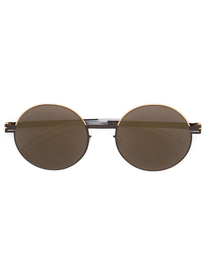 Mykita Alice Sunglasses, Adult Unisex, Grey, Steel
