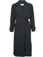 Michelle Mason Trench Coat - Blue