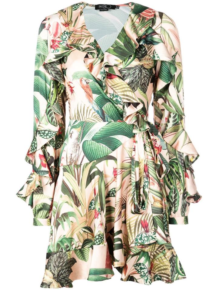 Patbo Tropical Print Dress - Pink
