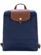 Longchamp Foldover Top Backpack - Blue