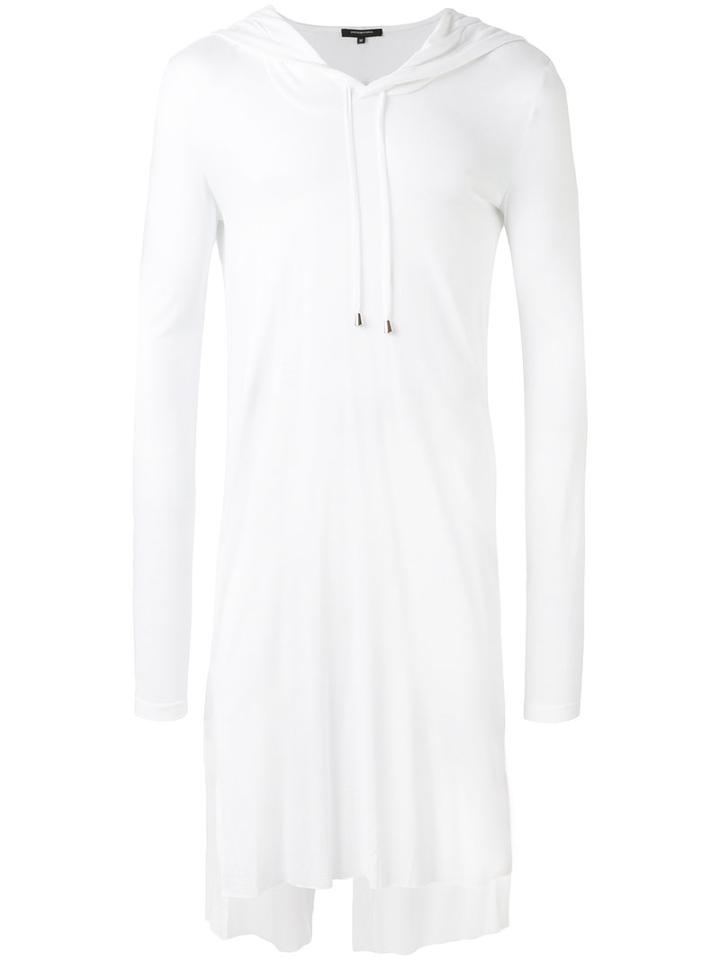 Hooded Tails T-shirt - Men - Rayon - Xl, White, Rayon, Unconditional