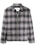 Noon Goons Check Pattern Shirt Jacket - Grey