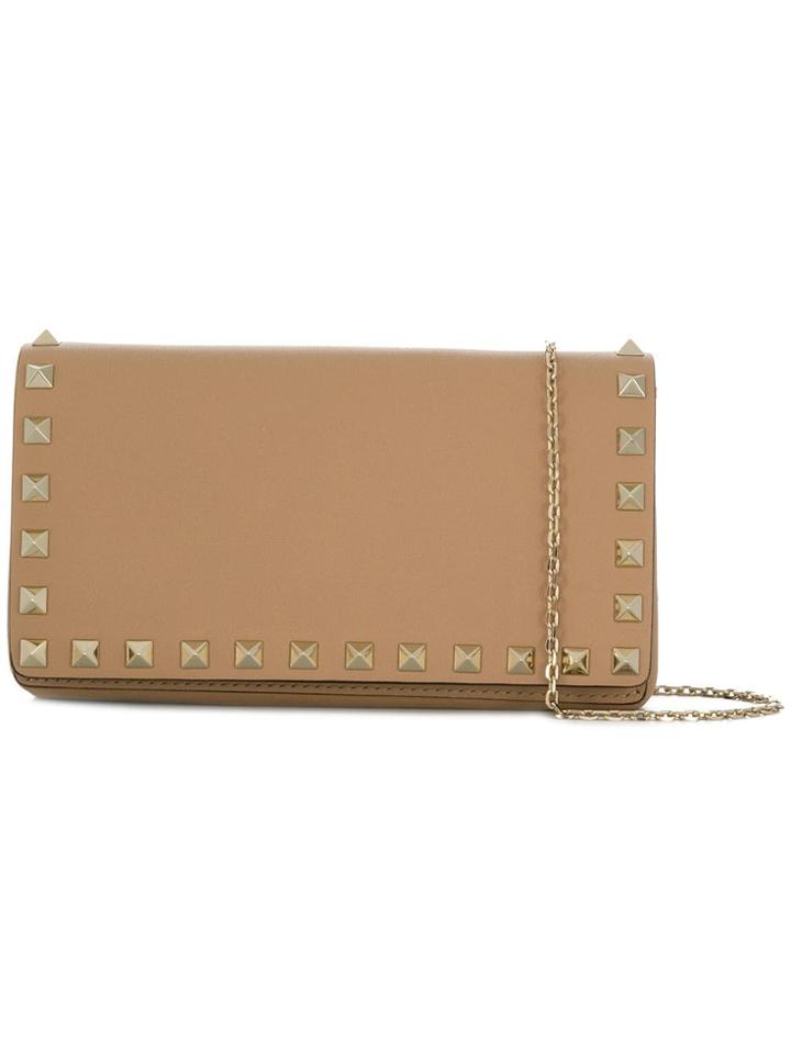 Valentino Rockstud Pouch - Neutrals
