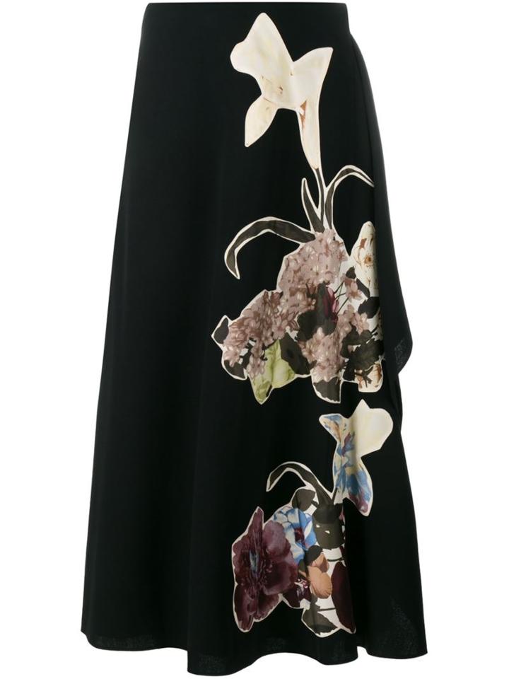 Valentino 'kimono 1997' Embroidered Maxi Skirt