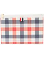 Thom Browne Small Zipper Tablet Holder (29.5x20cm) In Small Buffalo