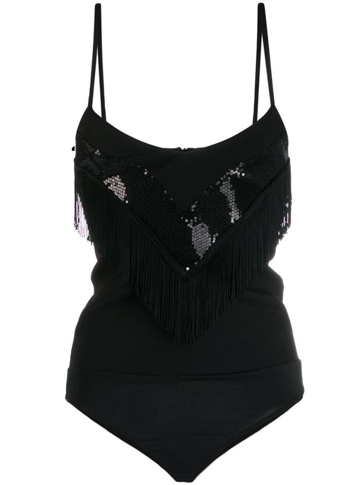 Marc Ellis Sequin Embellished Body - Black