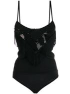 Marc Ellis Sequin Embellished Body - Black