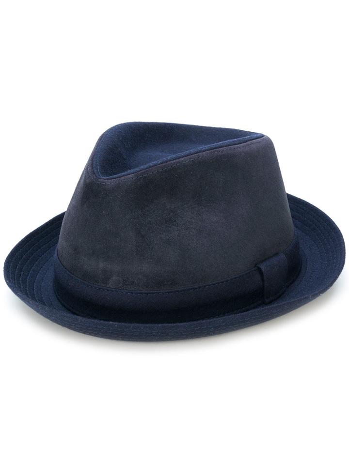 Al Duca D'aosta 1902 Fedora Hat - Blue