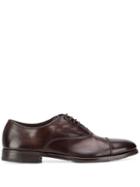 Henderson Baracco Distressed Oxford Shoes - Brown